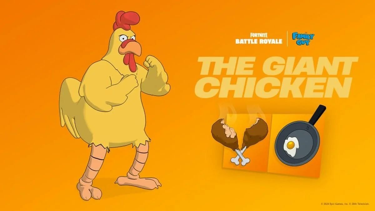 Fortnite добавляет гигантского цыпленка из «Гриффинов» в магазин предметов